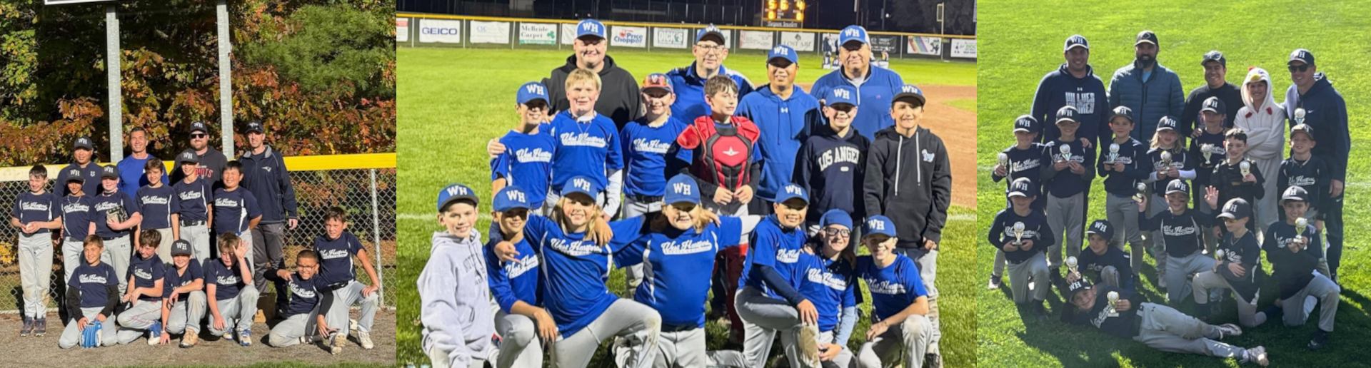 Fall 2025 8U, 10U and 12U Champs!